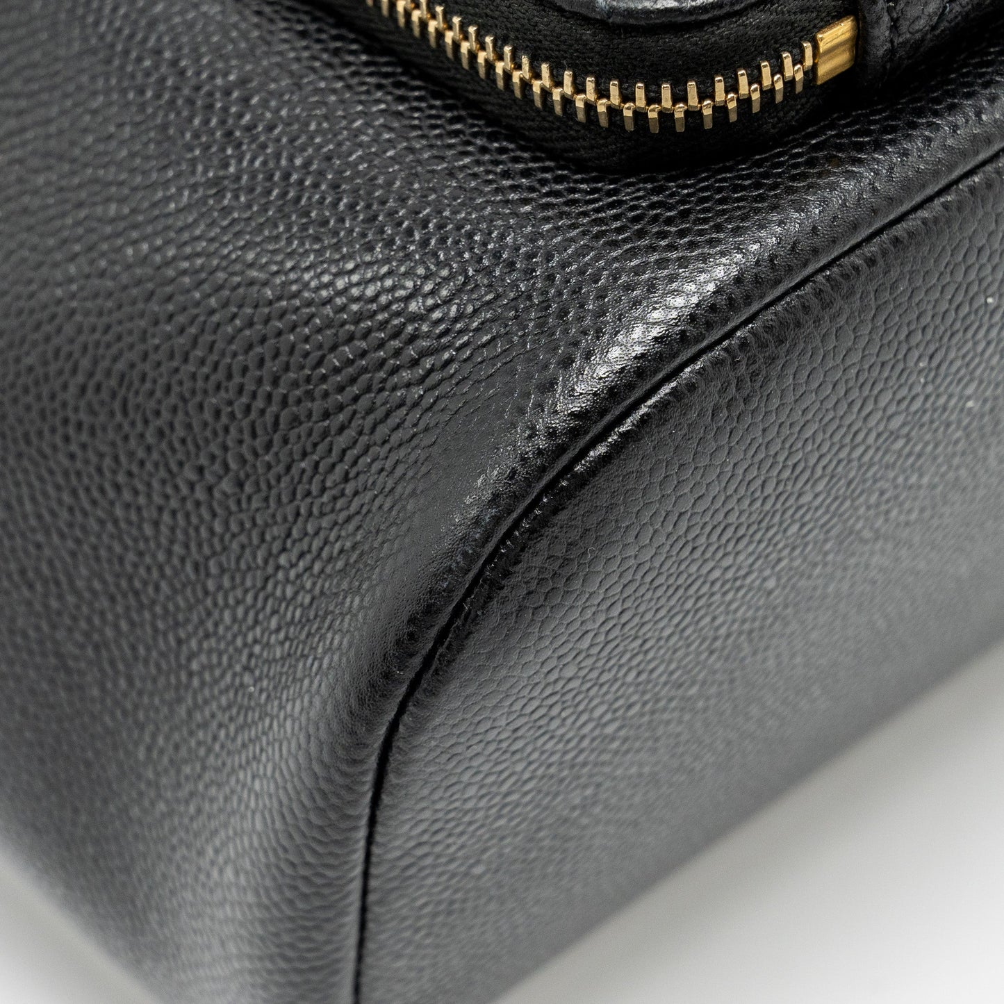Chanel Business Affinity Drawstring Bucket Bag Caviar Black
