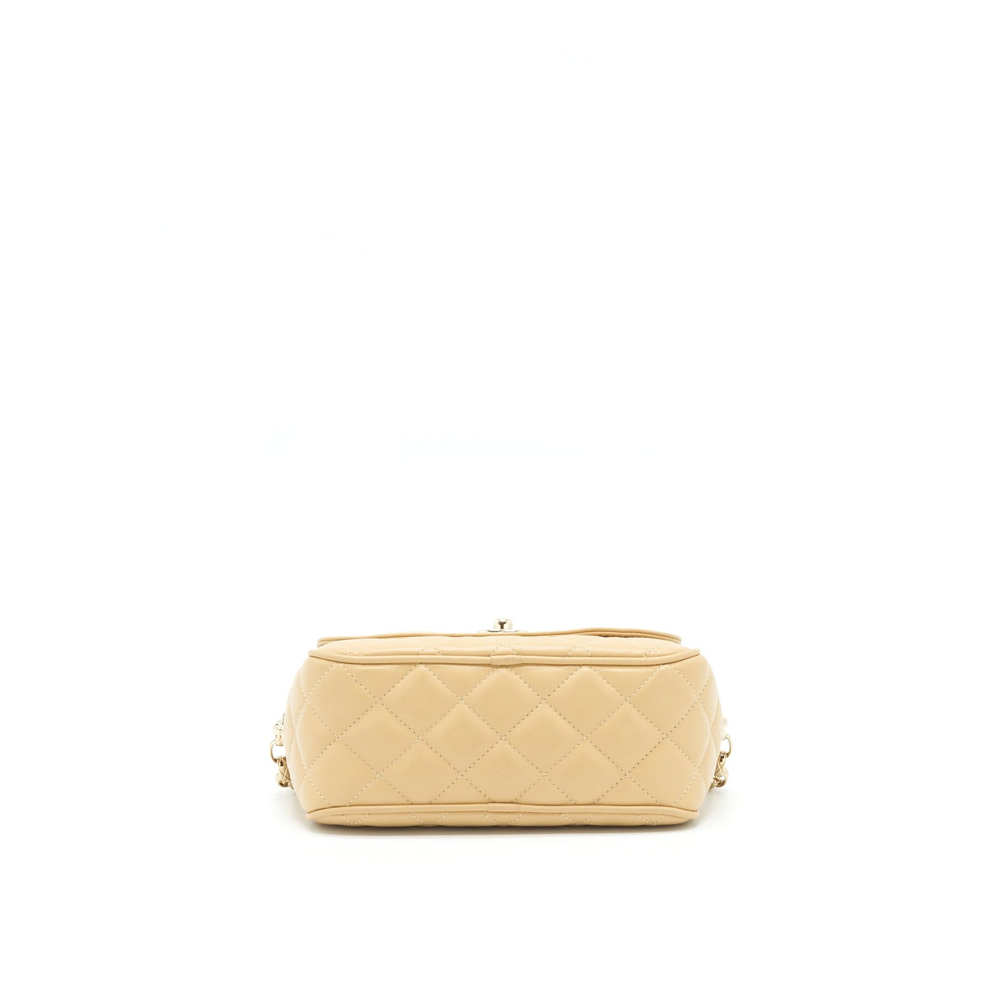 Chanel Camera Bag Lambskin Beige L