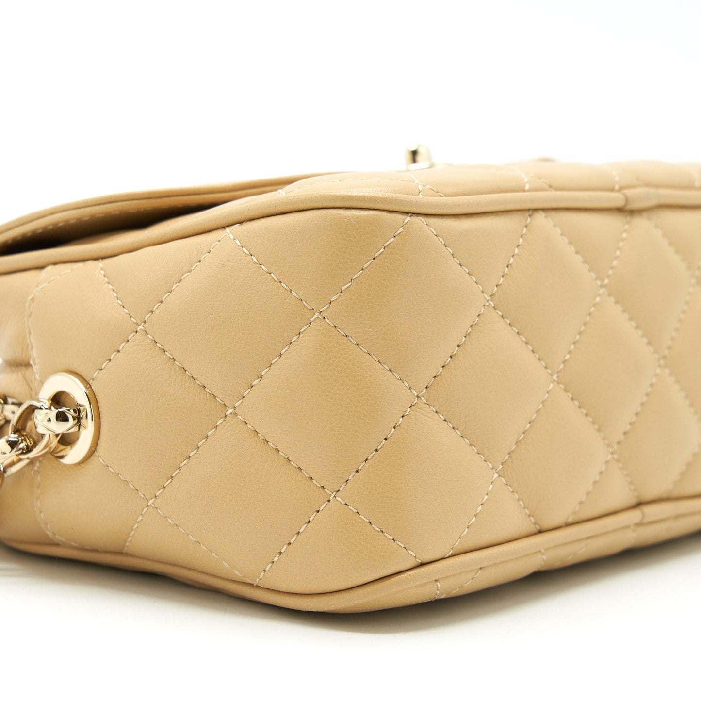 Chanel Camera Bag Lambskin Beige L