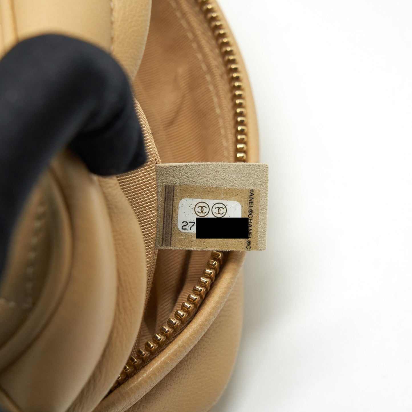 Chanel Camera Bag Lambskin Beige L
